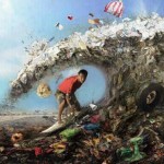 Surfing the trash wave